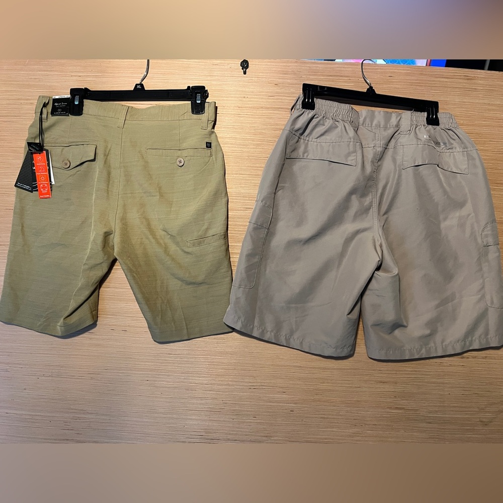 Burnside & Field & Stream Men's khaki  Shorts in Tan and Beige size 30 bundle